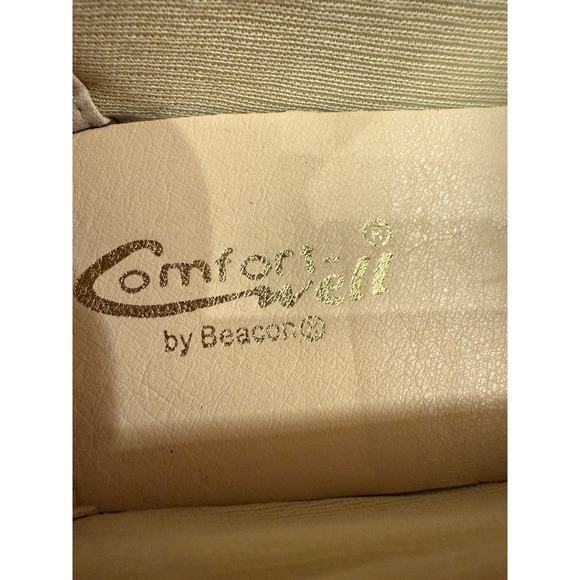 Beacon Comfort Well Bow Yellow Floral Women's Slip On Shoes Size 7W NEW - Picture 7 of 9